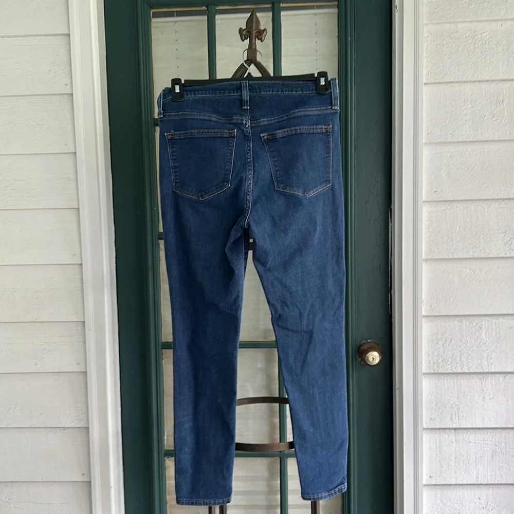 J. Crew High-Rise Skinny Jeans in Indigo size 31